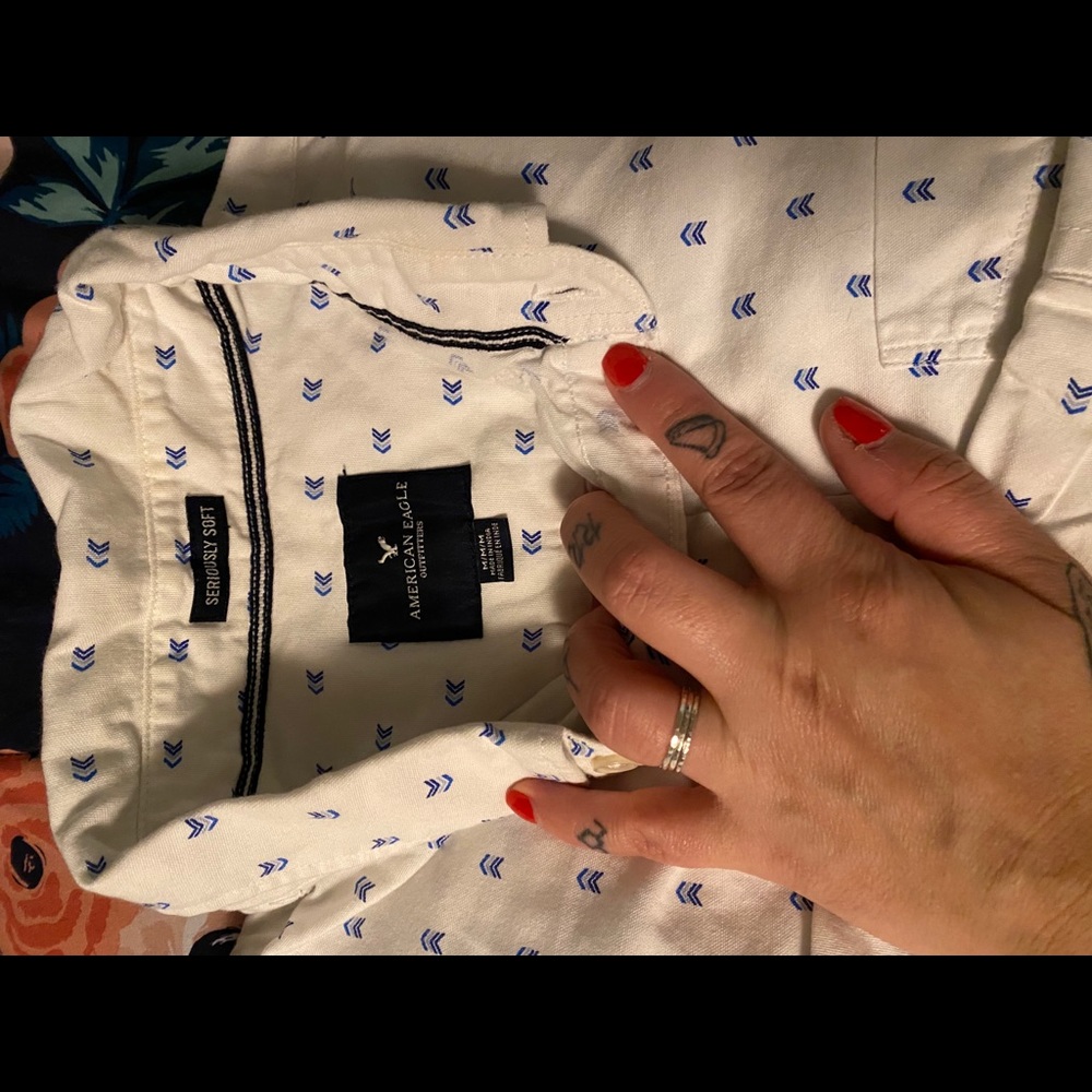 AEO Long Sleeve Button Down